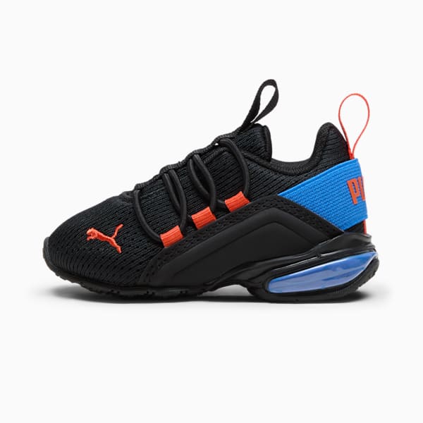 Tenis para infantes Axelion Mesh, PUMA Black-Redmazing-Hyperlink Blue, extralarge